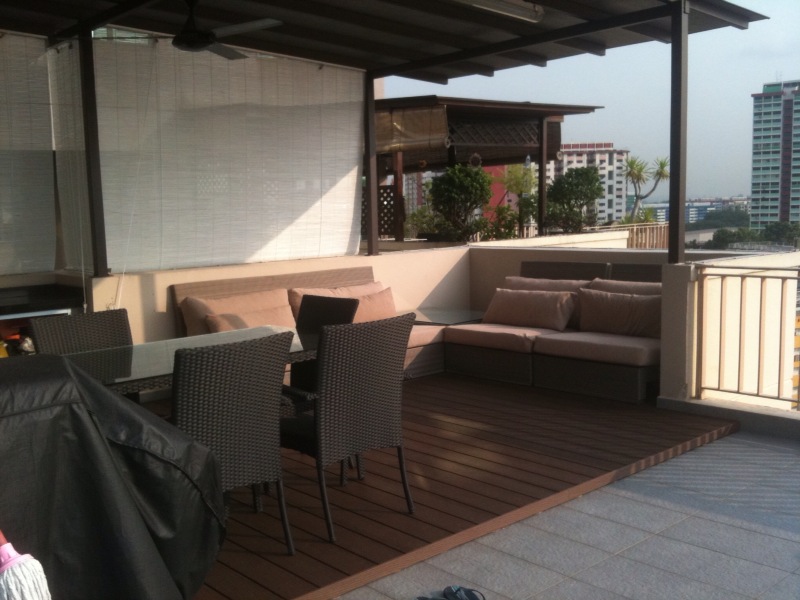 outdoor4 Penthouse Double Storey: Modern Balinese Roof Garden (Great for Chill out!)