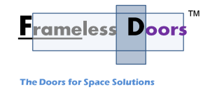 Frameless Door Logo TM 300x128 Official Site of Latest Frameless Doors System & Flying Door Designs: Space Design Solutions for protecting Home Balcony, Patio, Room Dividers, Home Office, Office Partition and more!