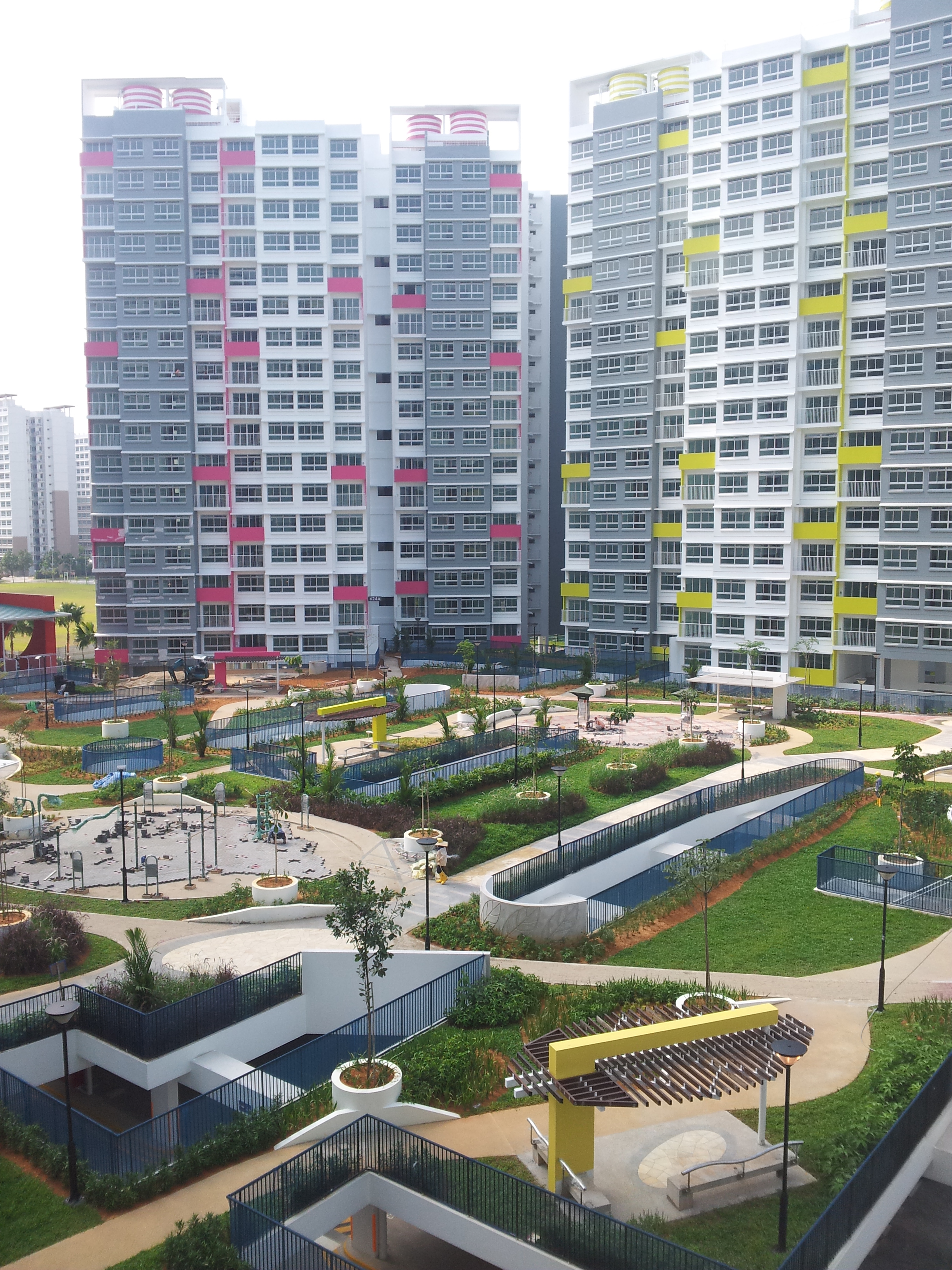 From inside apartment Colourful Punggol Spectra Garden View