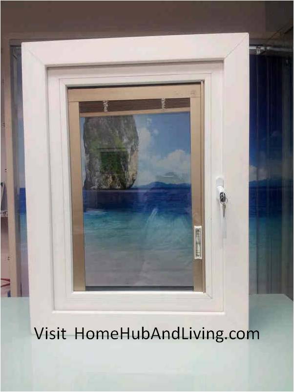 UPVC Casement Windows Beautifully Blind Roll Up Fully double glaze glasses
